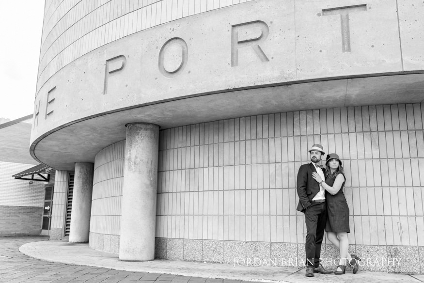 Brianne and Michael at Philadelphia Penn's Landing engagement session